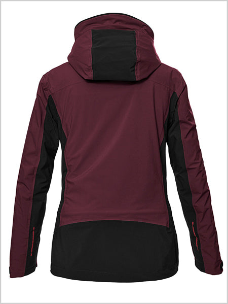 Slim line ski jacket - Plum (size 16)