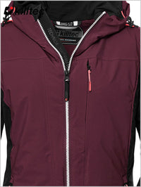 Slim line ski jacket - Plum (size 16)