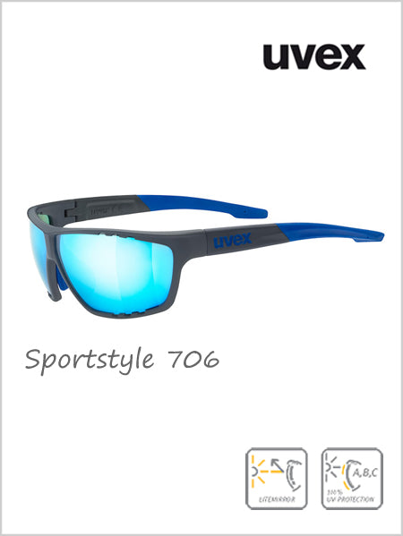 Sportstyle 706 sunglasses (blue mirror lens) - cat 3