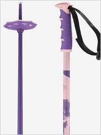 Salomon Steep ski poles - purple pink