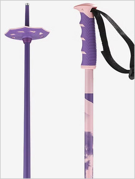 Salomon Steep ski poles - purple pink