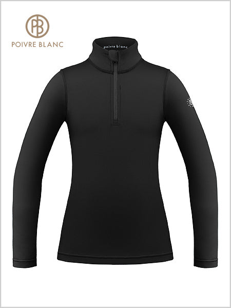 Poivre Blanc stretch ski top - Black