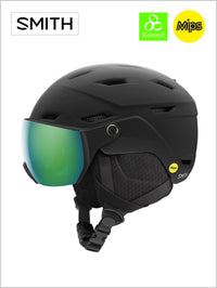 Survey JR MIPS - Matte Black (Green mirror lens) 'Grow with me'