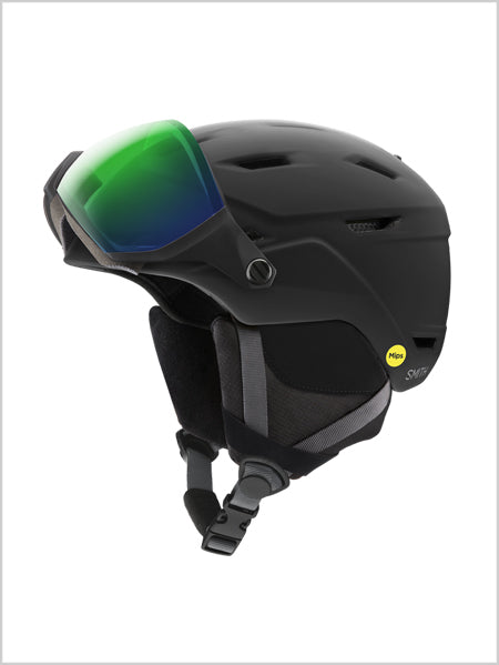 Survey JR MIPS - Matte Black (Green mirror lens) 'Grow with me'