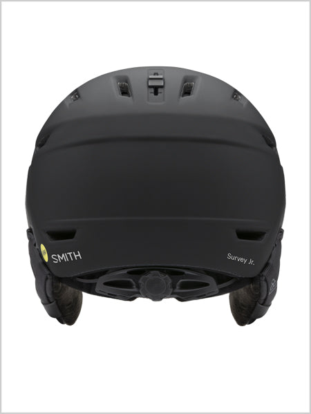 Survey JR MIPS - Matte Black (Green mirror lens) 'Grow with me'