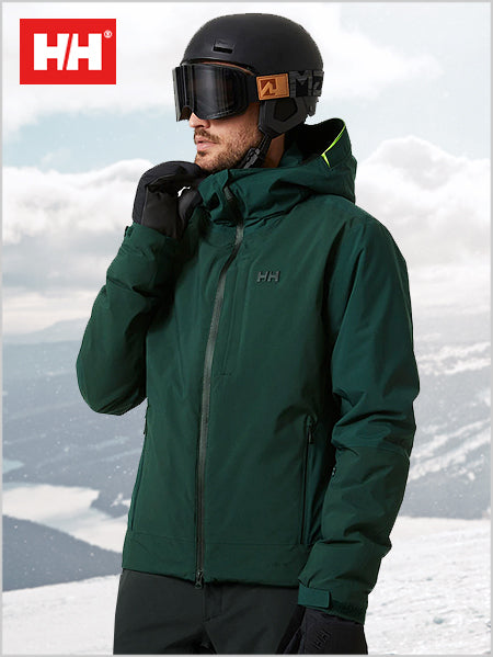 Snow jacket men - green ski jacket