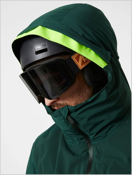 Snow jacket men - green ski jacket