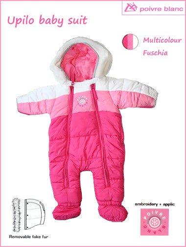 3 or  6 months: Upilo baby suit - goose down.