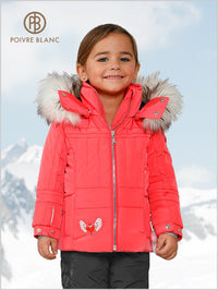 Girls Harriett ski jacket - Tecno red
