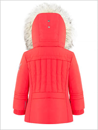 Girls Harriett ski jacket - Tecno red