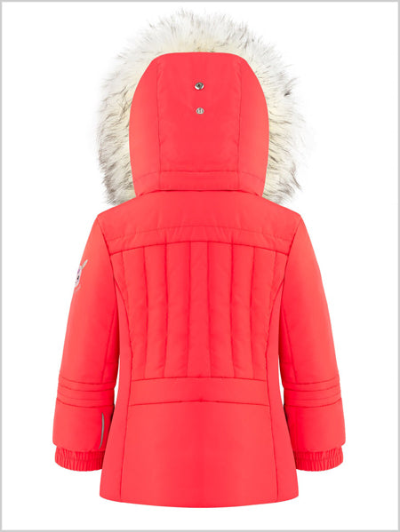 Girls Harriett ski jacket - Tecno red
