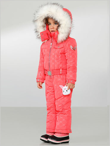 Girls Embo red one-piece suit (+ grow LL system)