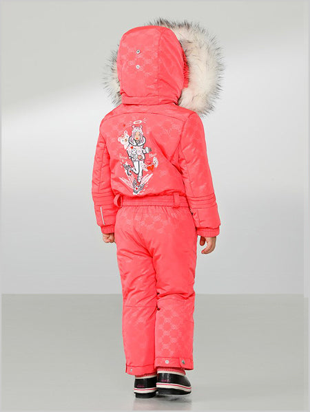 Girls Embo red one-piece suit (+ grow LL system)