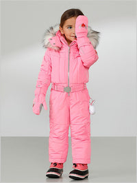 Girls Glory pink one-piece suit (+ grow LL system)-Age 5