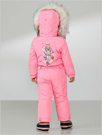 Girls Glory pink one-piece suit (+ grow LL system)-Age 5