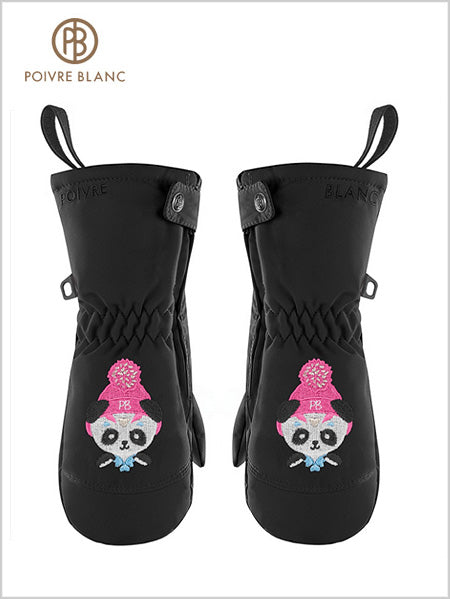 Child: Girl's Poivre Blanc mittens Black