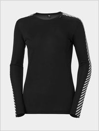 HH Womens Lifa crew top - black