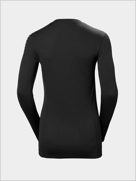 HH Womens Lifa crew top - black
