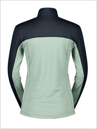 Defined Light Womens Pullover - Dark Blue / Fresh Green