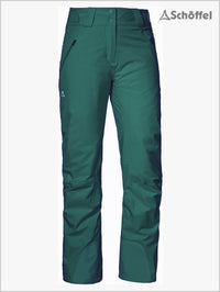 Weissach womens ski pants - Psychotropical Green