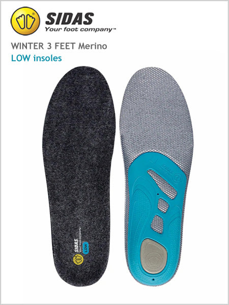 Winter 3 Feet Merino - LOW insoles