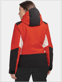 Zandwel womens ski jacket - Scarlet Red