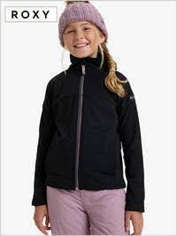 Sidley Girl full zip Fleece - True Black