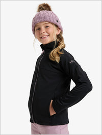 Sidley Girl full zip Fleece - True Black