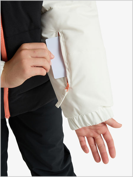 Snowyhill Puffy Girl jacket - Whisper white