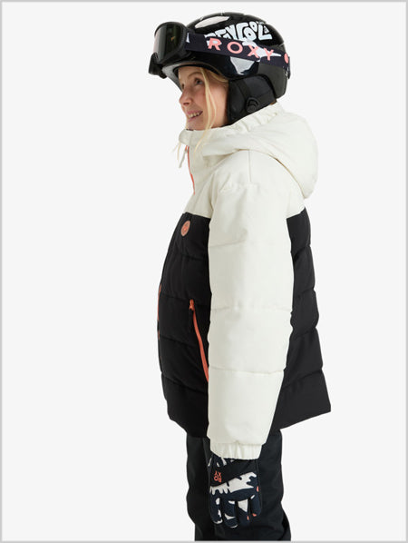 Snowyhill Puffy Girl jacket - Whisper white