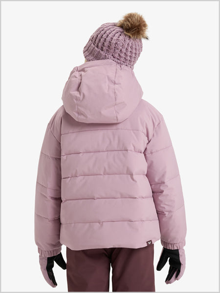 Snowyhill Puffy Girl jacket - Discreet Mauve