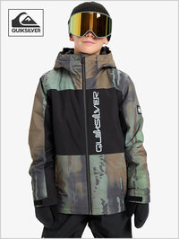 Side Hit Block jacket - Bloomfade Dark Ivy