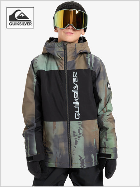 Side Hit Block jacket - Bloomfade Dark Ivy
