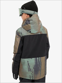 Side Hit Block jacket - Bloomfade Dark Ivy
