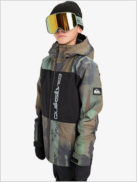 Side Hit Block jacket - Bloomfade Dark Ivy