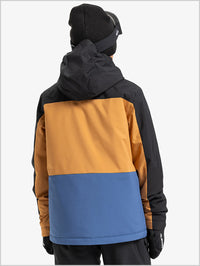 Side Hit Block jacket - True Navy